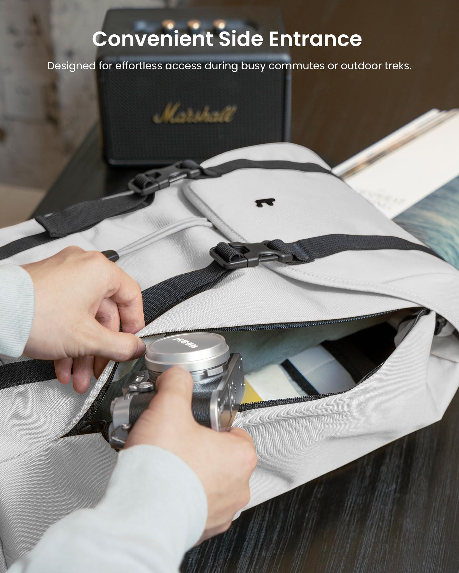 tomtoc tomtoc Flap Laptop Backpack 22L & Electronics Organizer Travel Case, S