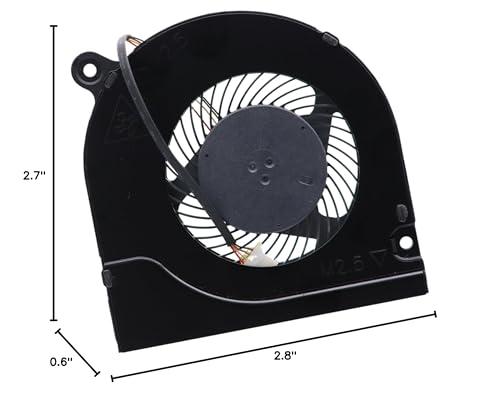 N\A Deal4GO CPU Cooling Fan 23.H14N2.001 Replacement for Acer A515-44-R41B A515-52G-51MQ A315-41-R9J1 A515-51 A515-52G A315-53 A315-5 SF314-54, Black