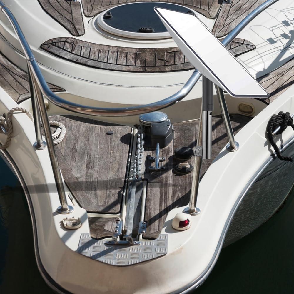 Bywen Bywen for Starlink Rv Mount,Stainless Steel Starlink Boat Railing Mount,Starlink Pole Mount,Starlink Pipe Adapter for RV Ladder, SailingBoat,Marine,Yacht,Car roof Rack Rai(for 0.75inch-1inch Rail)