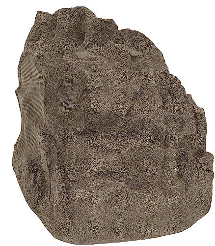 Proficient Audio Proficient Audio PAS-RS8SI-SB Model RS8Si DVC/SST Outdoor Rock Speaker, Shale Brown; 8" Injection-Molded TCC Filled Polypropylene Cone; Low Diffraction Aluminum Grilles; Dual Voice Coil Woofer