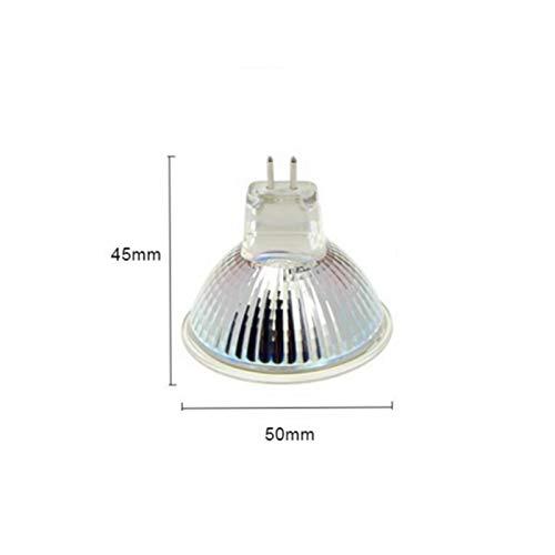 Welsun Welsun MR16 LED Light Bulb, 24V GU5.3 Led 5W (50W Halogen Bulb Equivalent), Energy Star, 400-450lm, 24 Volt Led Bulbs, 6-Pack (Color : Warm White)