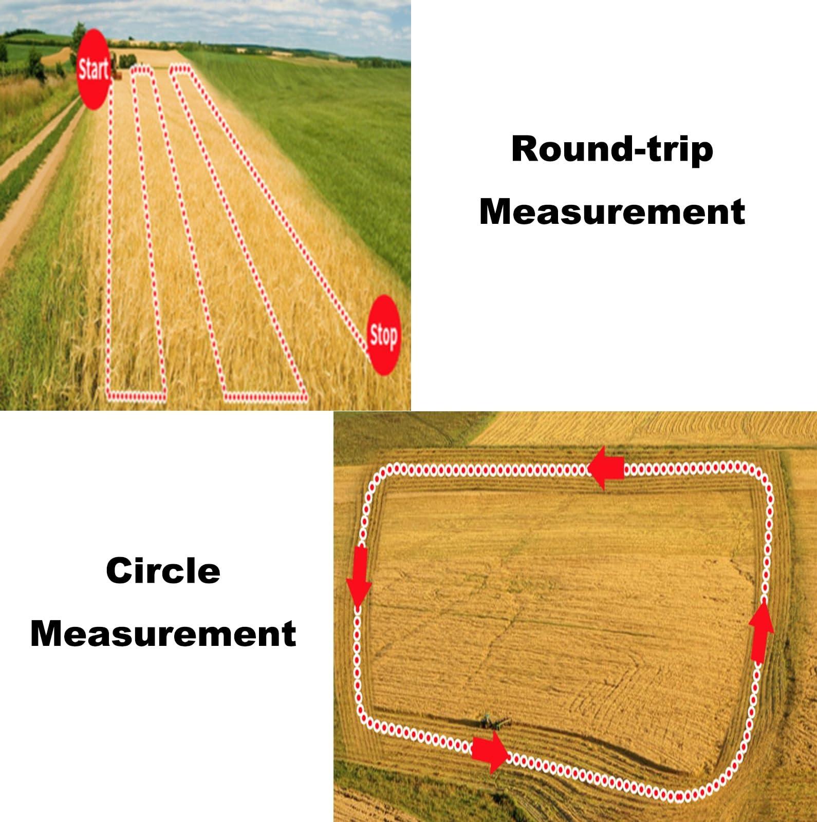 DirectNine Basics DirectNine Basics Land Surveying Equipment, Handheld GPS Land Meter, Professional GNSS Receiver Surveryor Tool with Color Screen for Slope Distance/Area Measurement