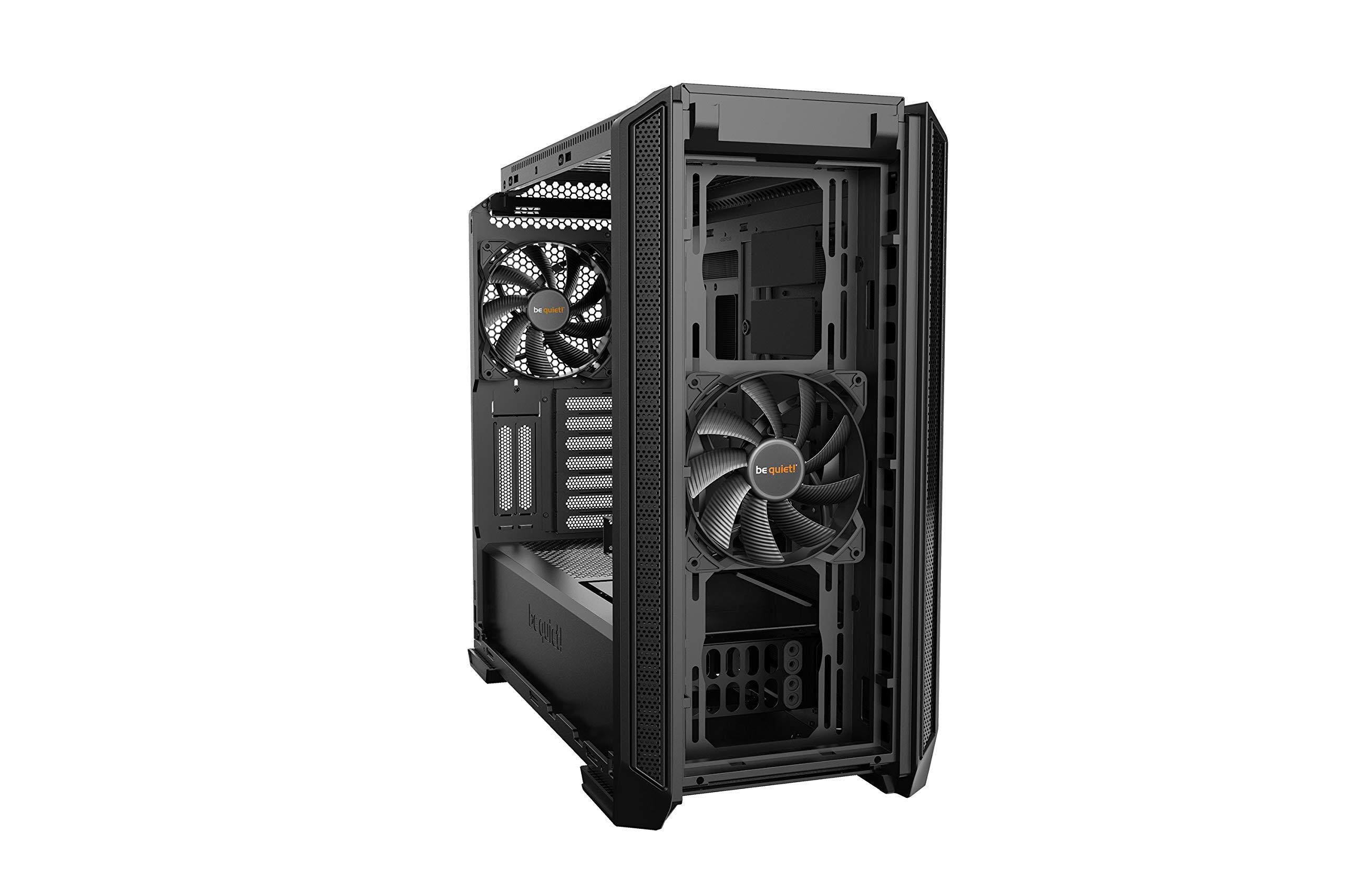 be quiet! be quiet! Silent Base 601 Window | Midi Tower ATX PC Case | Two 140mm Fans | 10mm Extra Thick Insulated mats | PSU Shroud | Black| BGW26