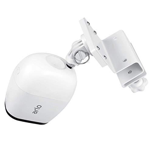 Wasserstein Wasserstein Weatherproof Gutter Mount - Compatible with Arlo Pro/Pro 2/Pro 3/Pro 4/ Pro 5S/HD/Ultra/Ultra 2 (2-Pack, White)