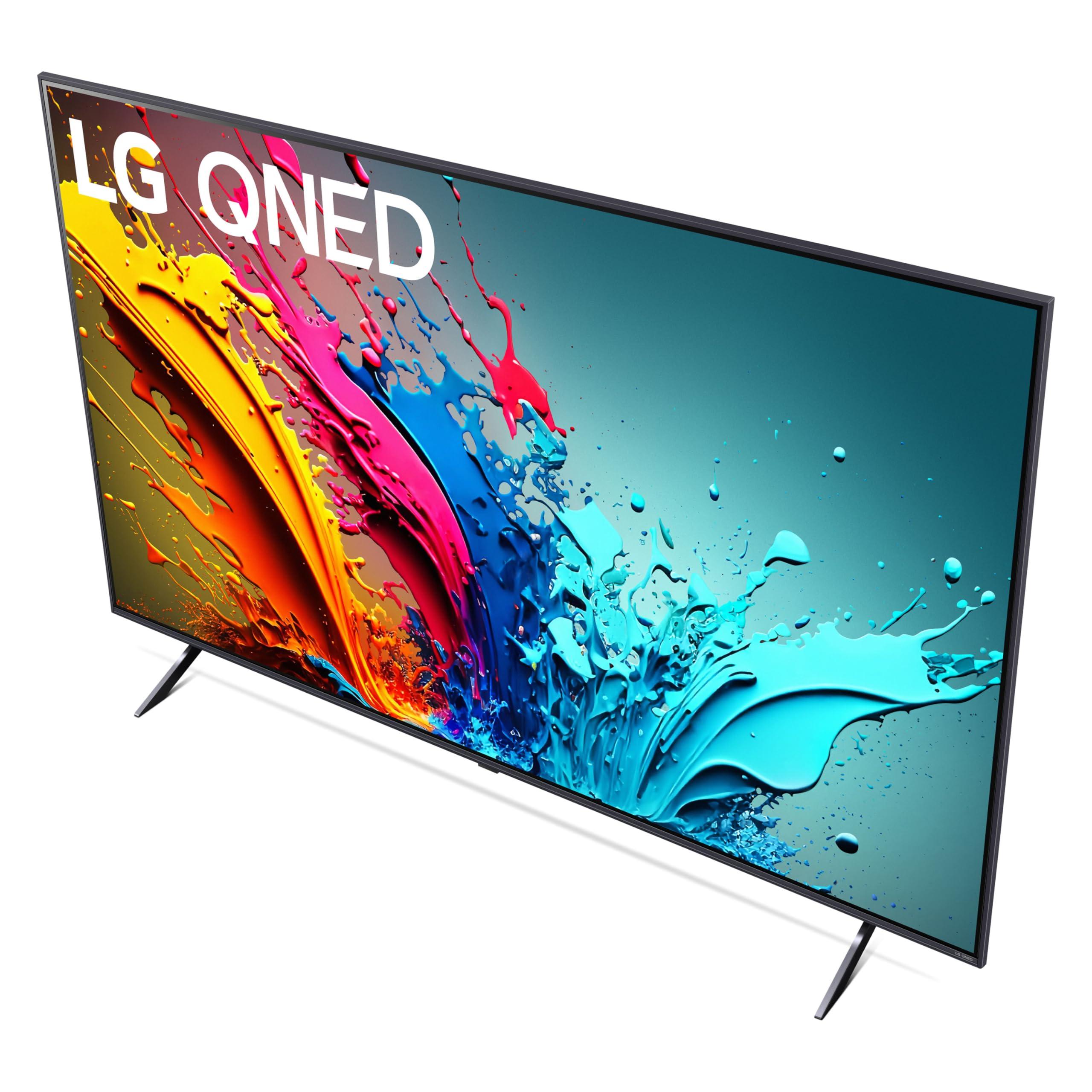 LG LG 55-Inch Class QNED85T Series LED Smart TV 4K Processor Flat Screen with Magic Remote AI-Powered with Alexa Built-in (55QNED85TUA, 2024) (Renewed)