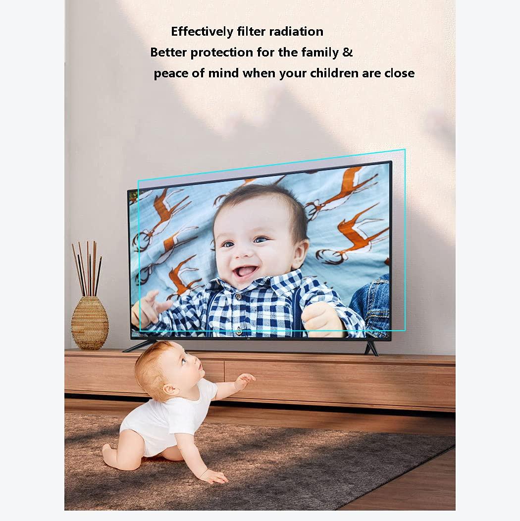LIALIYA 70-75 Inch Anti-Glare TV Screen Protector, Matte Anti-BLYE Screen Protector, PET Material Anti-Fingerprint Film/Anti-Reflection for LCD, LED, OLED & QLED 4K HDTV,70\" 1661900mm