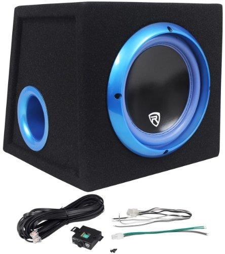Rockville RockvilIe RVB8.1A 8" 300W Powered Amplified Car Subwoofer System+Remote+Wire Kit