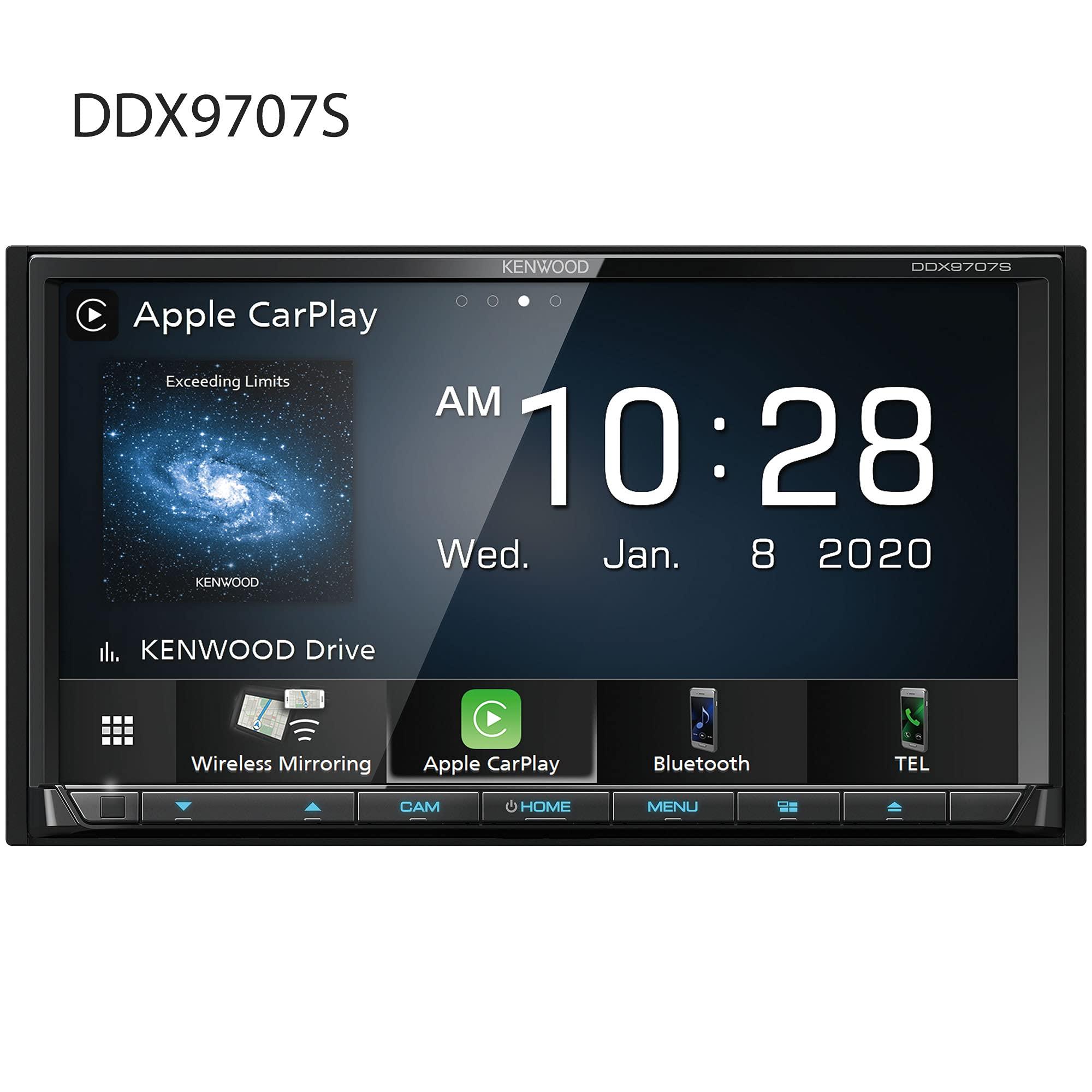 Kenwood KENWOOD DDX9707S 6.95" Capacitive Touch Screen DVD Multimedia Receiver with Apple CarPlay & Android Auto | Plus KENWOOD CMOS-230LP Universal Backup Camera