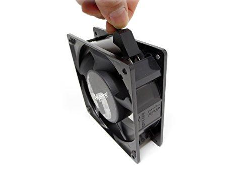 Bgears Bgears b-Blaster-AC 120x38mm AC 100-125V High Speed Extreme Airflow Cast Aluminum 2 Ball Bearing Fan