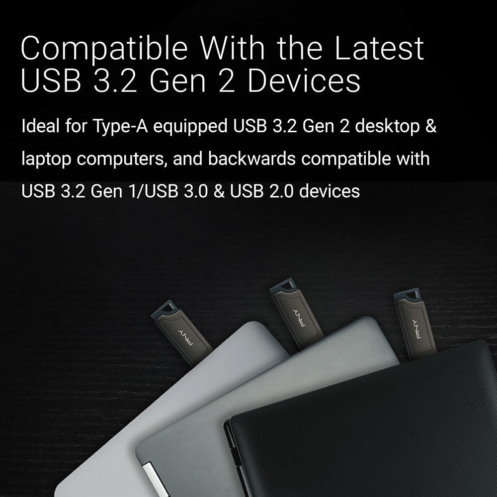 PNY PNY 256GB PRO Elite V2 USB 3.2 Gen 2 Flash Drive 600MB/s