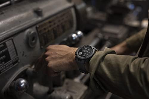 Garmin Garmin Instinct 2X Solar, Rugged GPS Smartwatch, Built-in Flashlight, Solar Charging Capability, Multi-Band GNSS, Whitestone