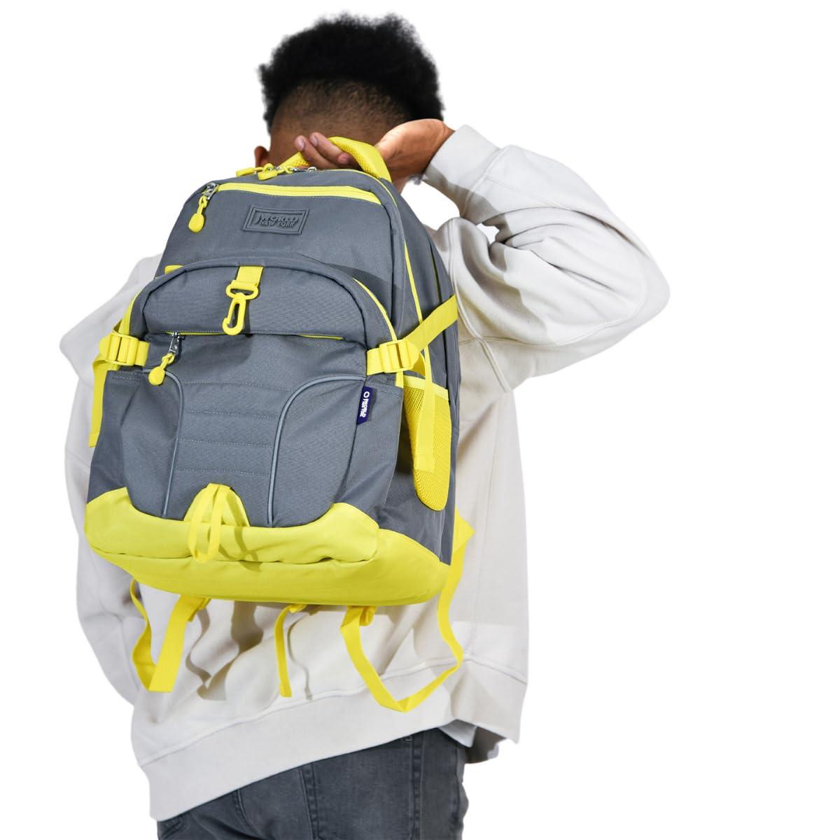 J World New York J World New York Atom Multi-Compartment Laptop Backpack, Vivid Tweed, One Size