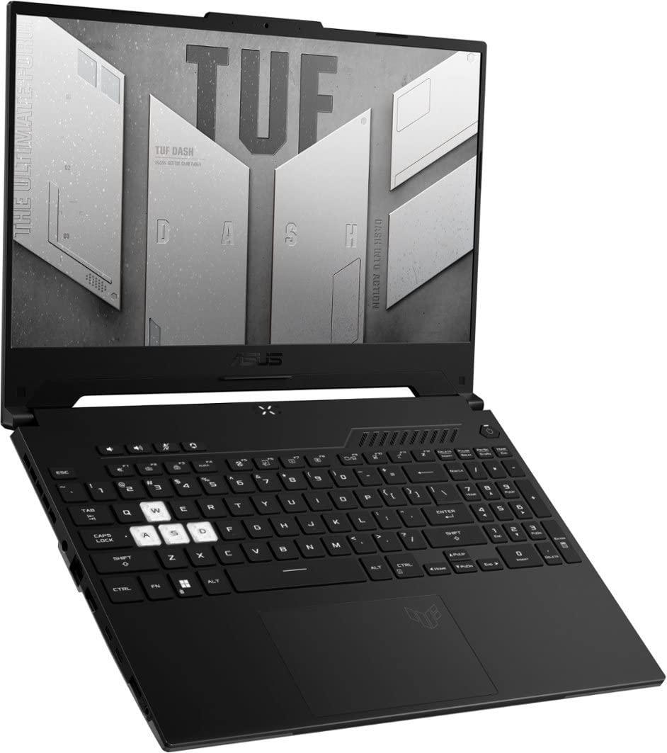 ASUS asus TUF Dash Gaming Laptop 2023 Newest, 15.6 Inch FHD 144Hz Display, NVIDIA GeForce RTX 3070 GPU, Intel Core i7-12650H, 16GB DDR5 RAM, 1TB SSD, Wi-Fi 6, Windows 11 Home, with USB WiFi Adapter