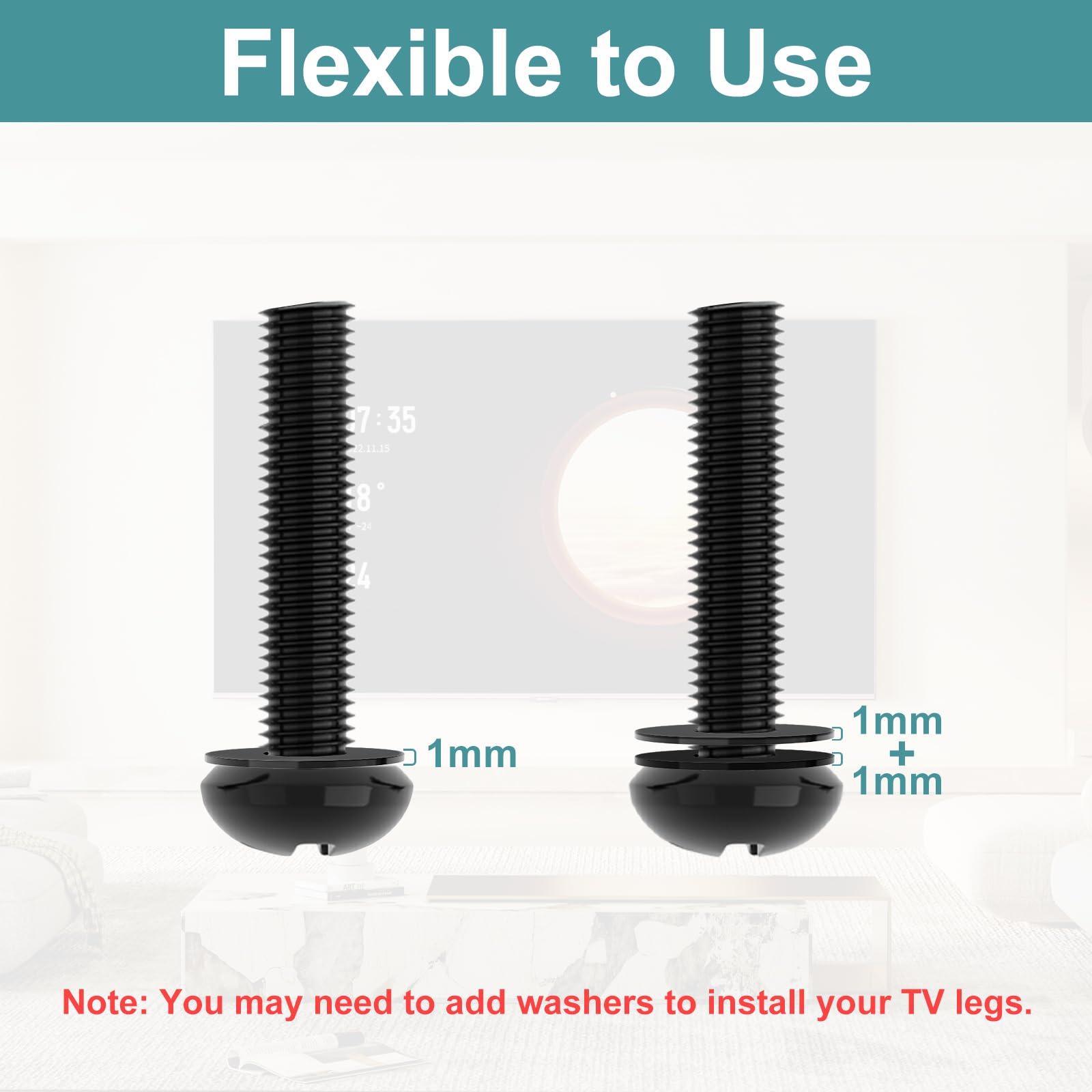 Yaotieci TV Mount Screws for LG TV Stand Replacement Base Screw, TV Stand Screw for LG 27" 32" 43" 49" 50" 55" 60" 65" 70" 75" 86" Legs