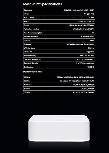 Ubiquiti Networks Ubiquiti Networks AmpliFi Instant Mesh System - EU Ver. with Router and 1 Mesh Point, Wi-Fi/Gigabit Ethernet (1 WAN, 2 LAN), Whole-Home and Mesh Wi-Fi Systems