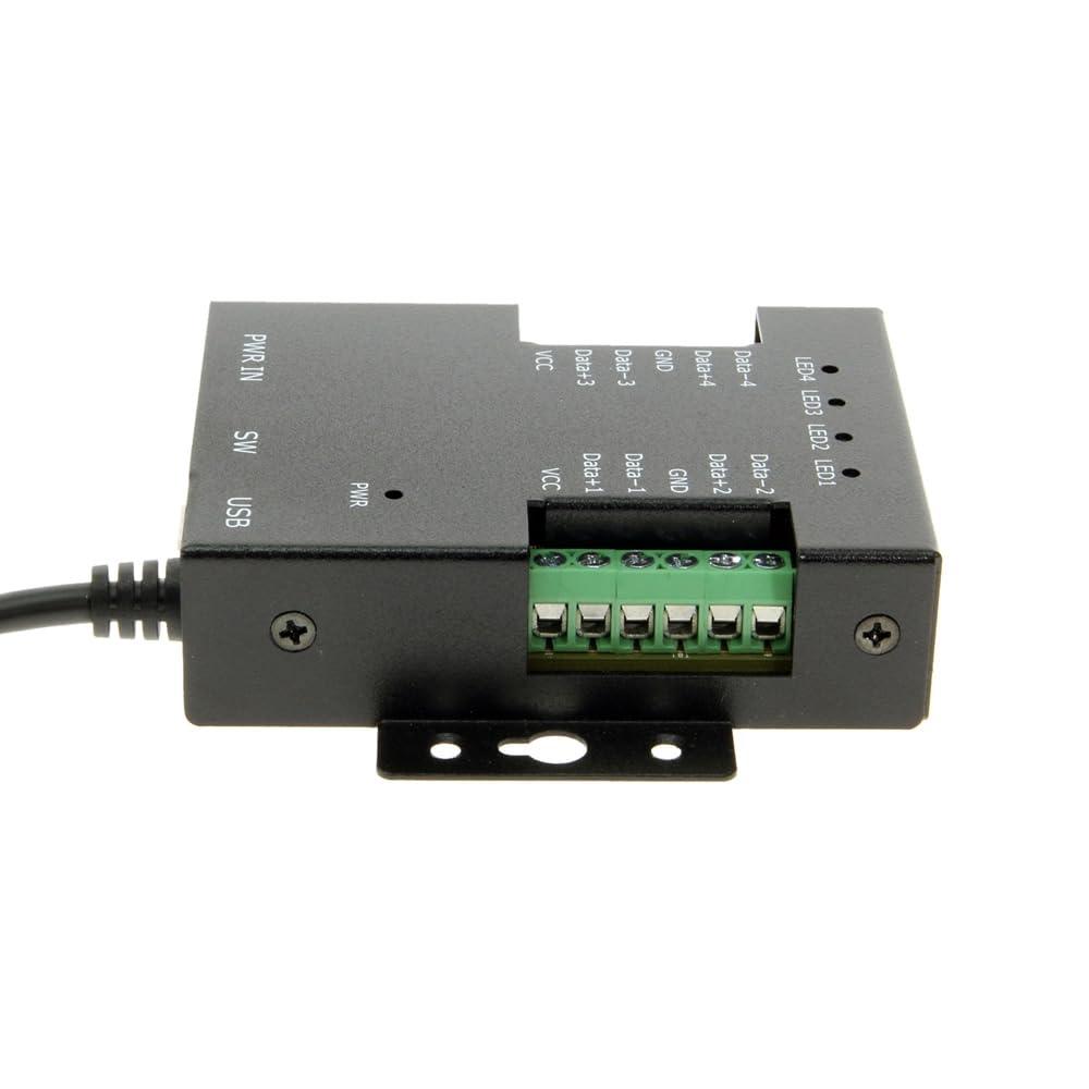 Coolgear 4 Port USB to RS485 High Speed Adapter w/12V DC Power Supply