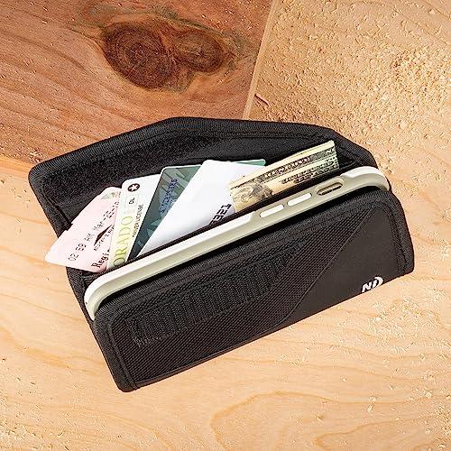 Nite Ize Nite Ize Clip Case Sideways Universal Rugged Holster - Protective Phone Holster for Men\'s & Women\'s Belts - Phone Utility Belt Pouch - Phone Accessories - X-Large, Black