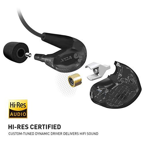 ADVANCED SOUND GROUP ADVANCED SOUND GROUP ADV. Model 2 Live Edition / 3.5 mm Jack Phones/Laptops Sweatproof, Running, Workout Gym Wired in-Ear Headphones Without Mic, Black