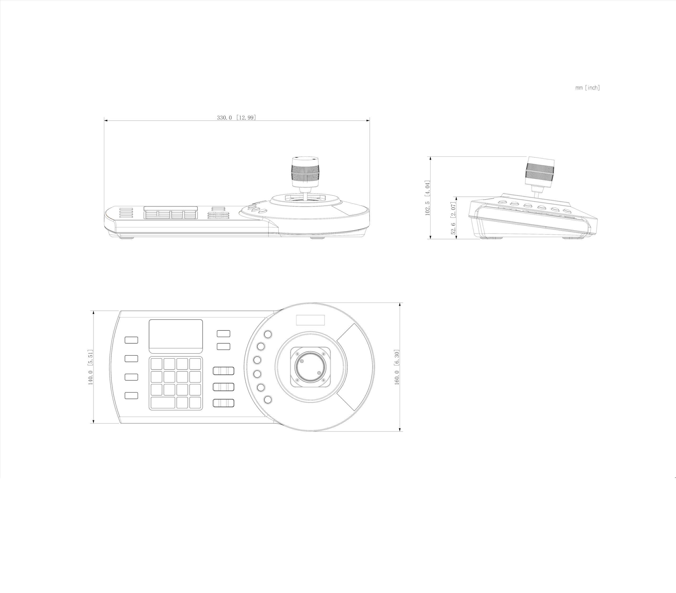 EmpireTech EmpireTech NKB-E1 Keyboard to Control, for High Speed Dome,Standalone DVR,Network Video Server Connection,Network Keyboard NKB1000-E