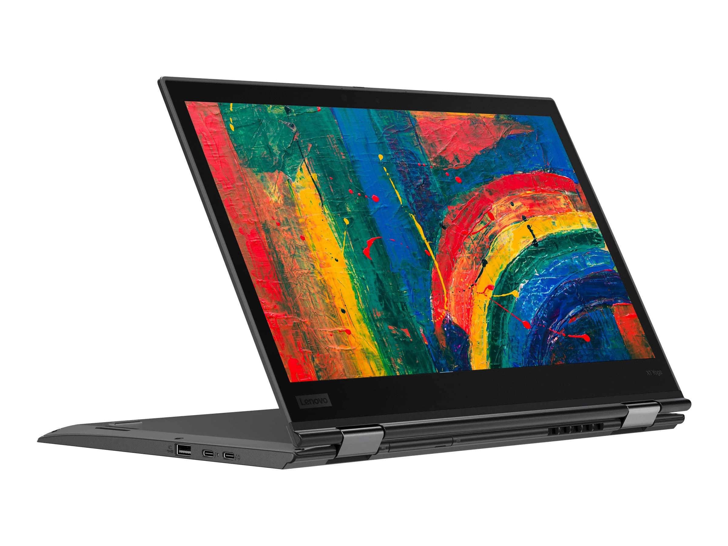 Lenovo Lenovo ThinkPad X1 Yoga (3rd Gen) i7 8650U 1.9Ghz 14" 2-in-1 Convertible Laptop, 16GB RAM, 1TB NVMe PCIe M.2 SSD, FHD 1080p, Thunderbolt 3 USB-C, Webcam, Windows 11 Pro (Renewed)