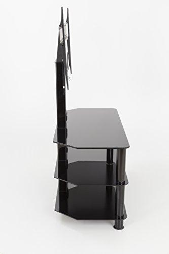 AVF AVF Steel and Glass Stand with TV Mount for TVs up to 60\" in Black