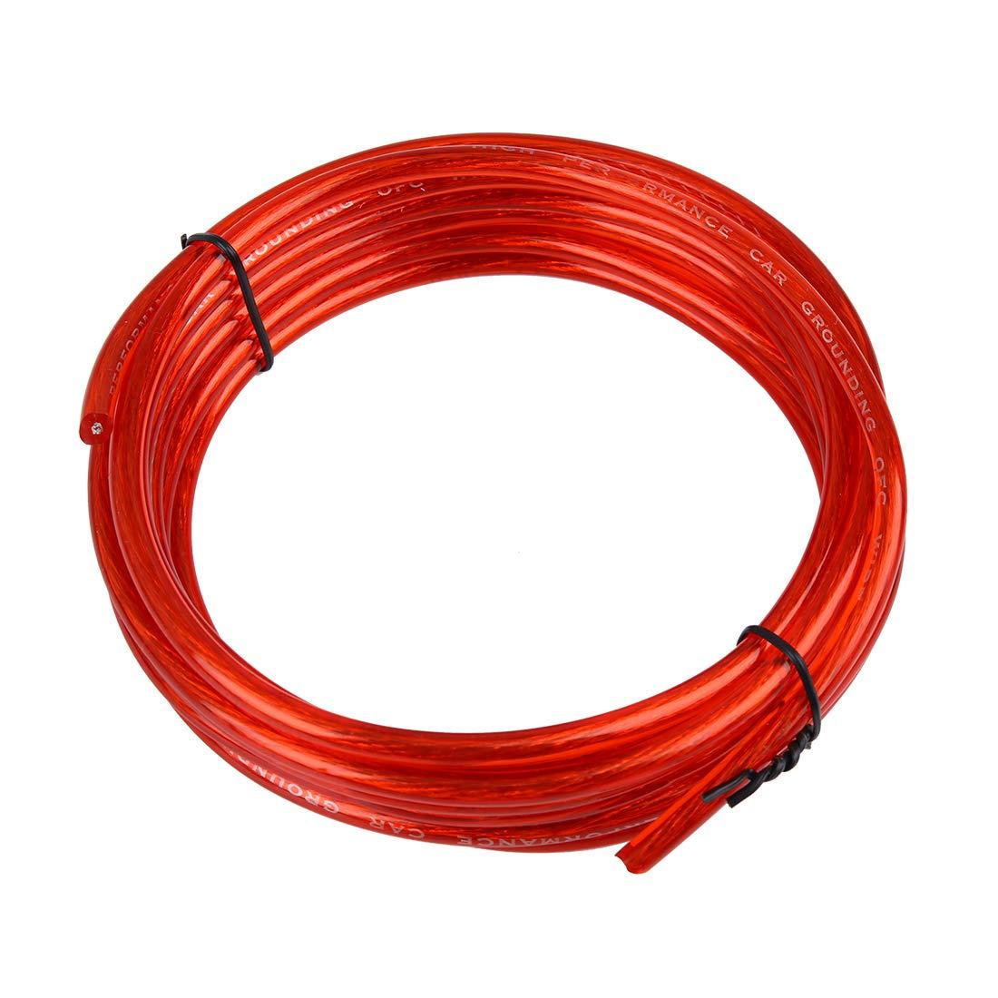 uxcell uxcell Universal Car Amplifier Wiring Kit Audio Subwoofer RCA Power Cable Fuse Set