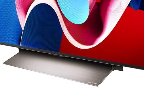 LG LG 48-Inch Class OLED evo C4 Series Smart TV 4K Processor Flat Screen with Magic Remote AI-Powered with Alexa Built-in (OLED48C4PUA, 2024),Black