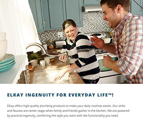 Elkay Elkay Lustertone ELUH211510DBG Single Bowl Undermount Stainless Steel Sink Kit