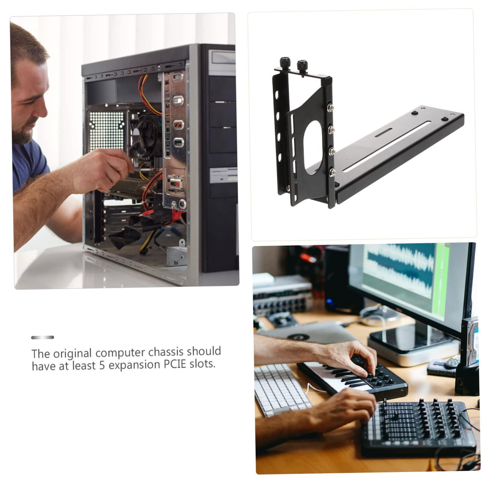 SaditY SaditY Graphics Card Bracket Right Angle Gpu Holder Vertical Gpu Mount Universal Vertical Gpu Bracket Computer Mount PC Cable Extension Gpu Extension Cable Computer Accessory Gpu Support