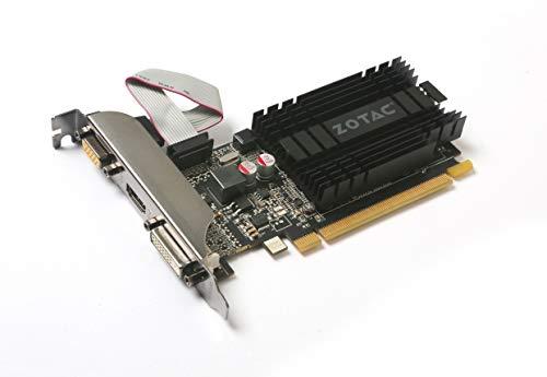 ZOTAC ZOTAC GeForce GT 710 2GB DDR3 PCI-E2.0 DL-DVI VGA HDMI Passive Cooled Single Slot Low Profile Graphics Card (ZT-71302-20L)