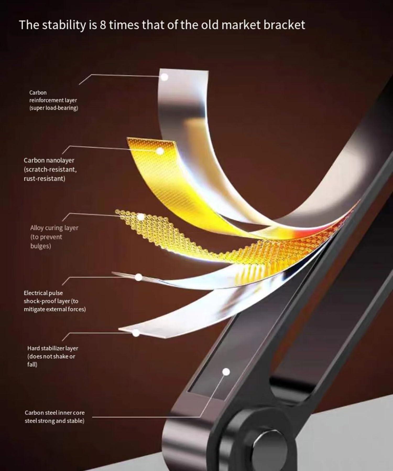 PHAPPY PHAPPY Laptop Stand for Dell XPS 13 XPS 13 9315 Laptops with 360Rotating Base and Removable Magnetic Cooling Fan, Dual Pivot Fully Foldable and Adjustable for Storage