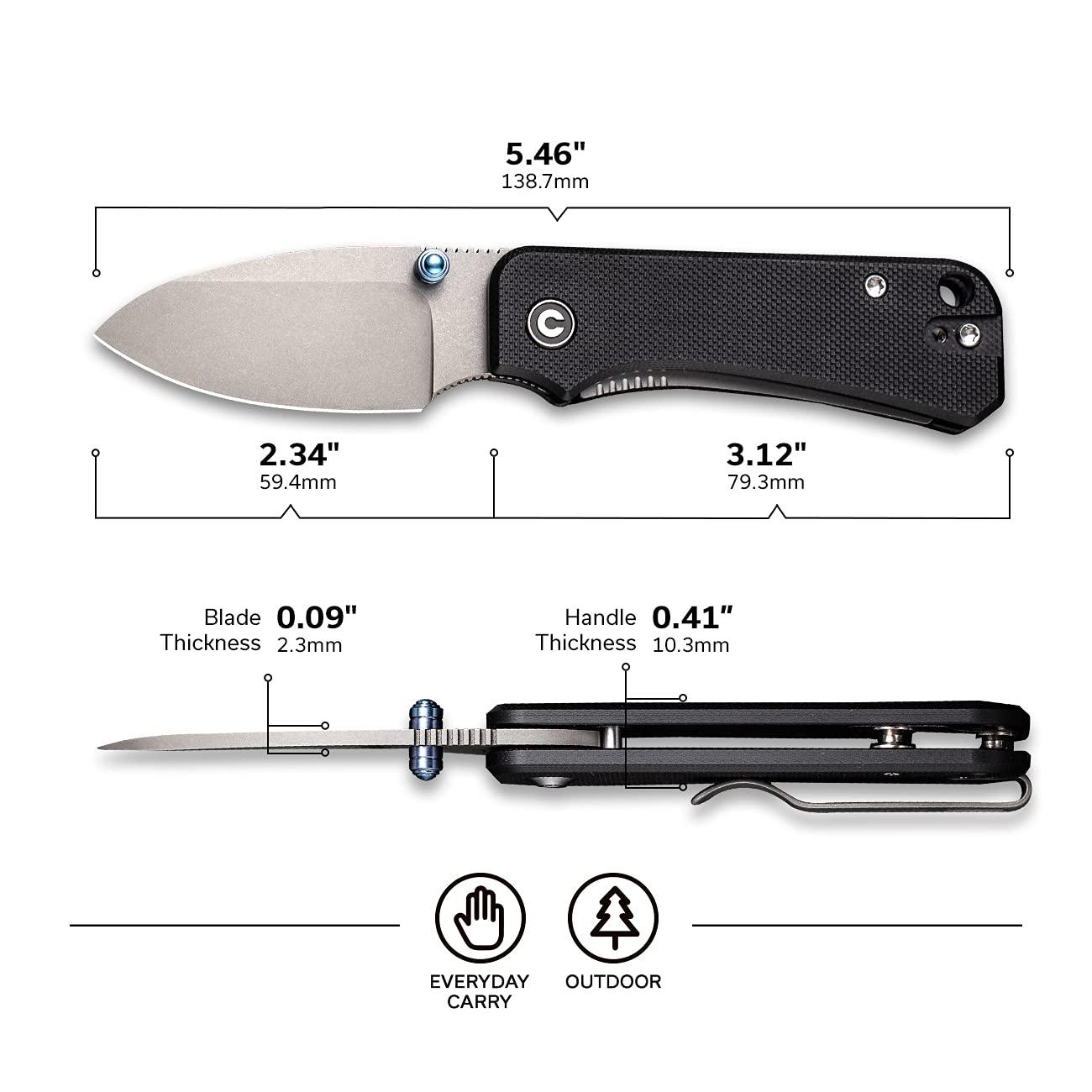 CIVIVI CIVIVI Baby Banter Bundled Conspirator, Great EDC Knife Set