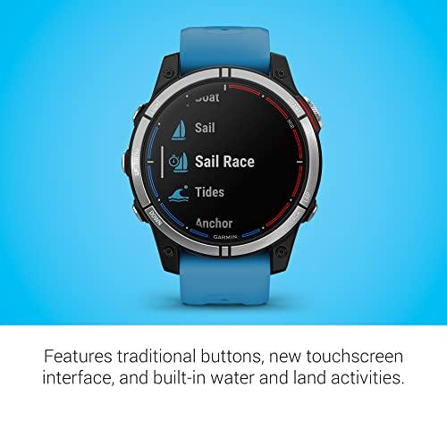 Garmin Garmin quatix 7 Standard Edition, Marine GPS Smartwatch, Tide Changes and Anchor Drag Alerts, Waypoint Marking