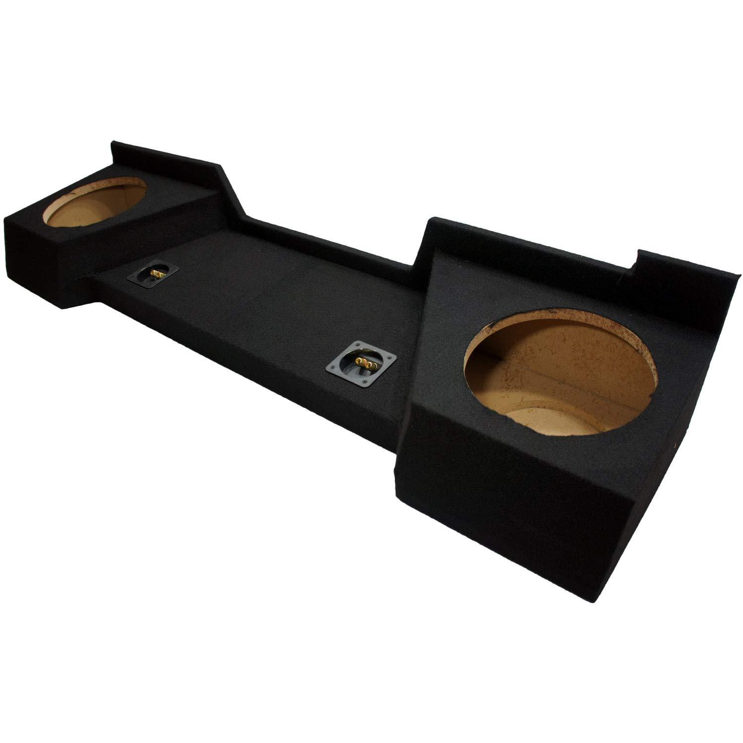 American Sound Connection American Sound Connection Alpine Bundle Compatible with 2007-2013 Chevy Silverado S-W10D2 Dual 10\" Loaded Sub Box Enclosure