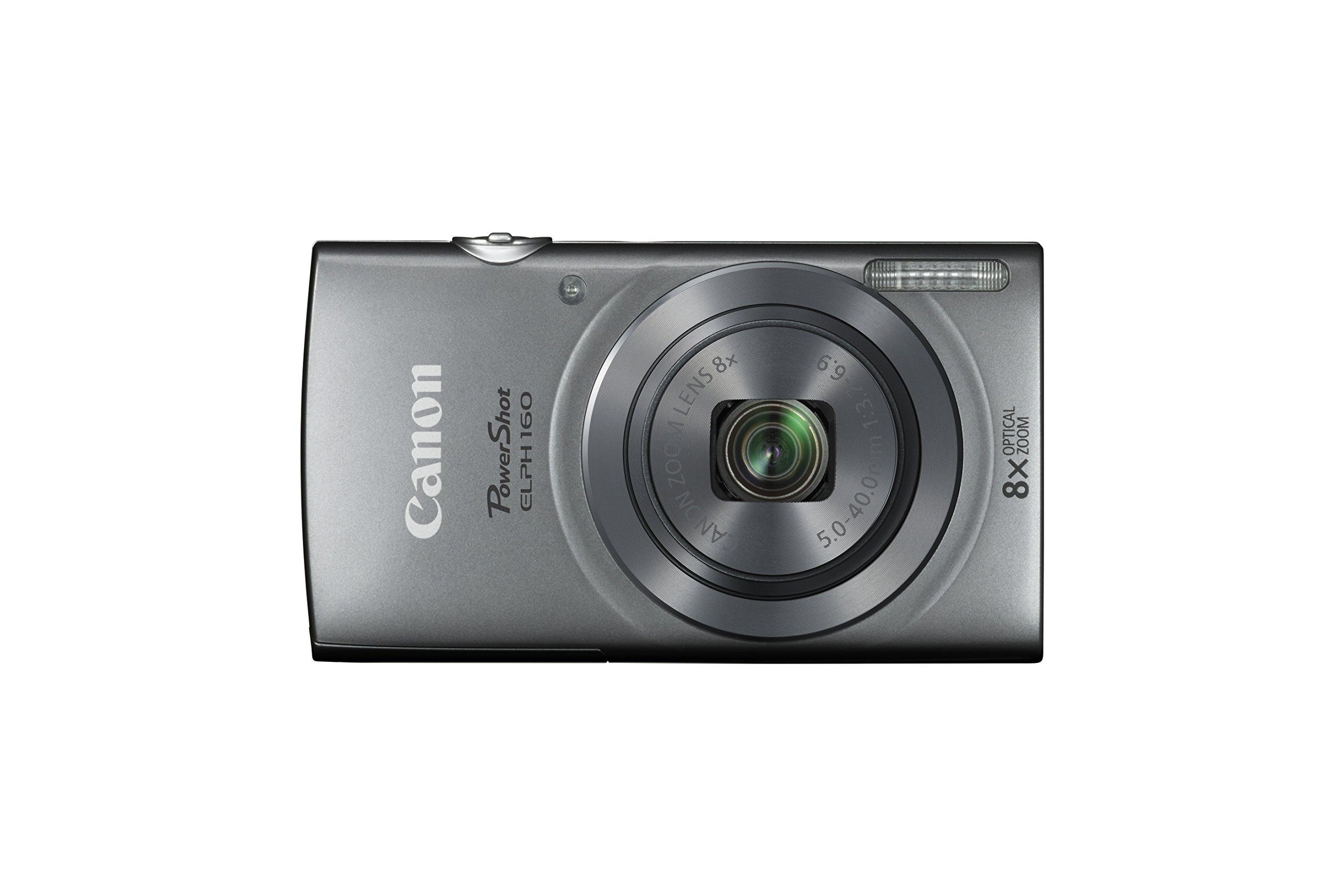 Canon Canon PowerShot ELPH 160 (Silver) (Renewed)