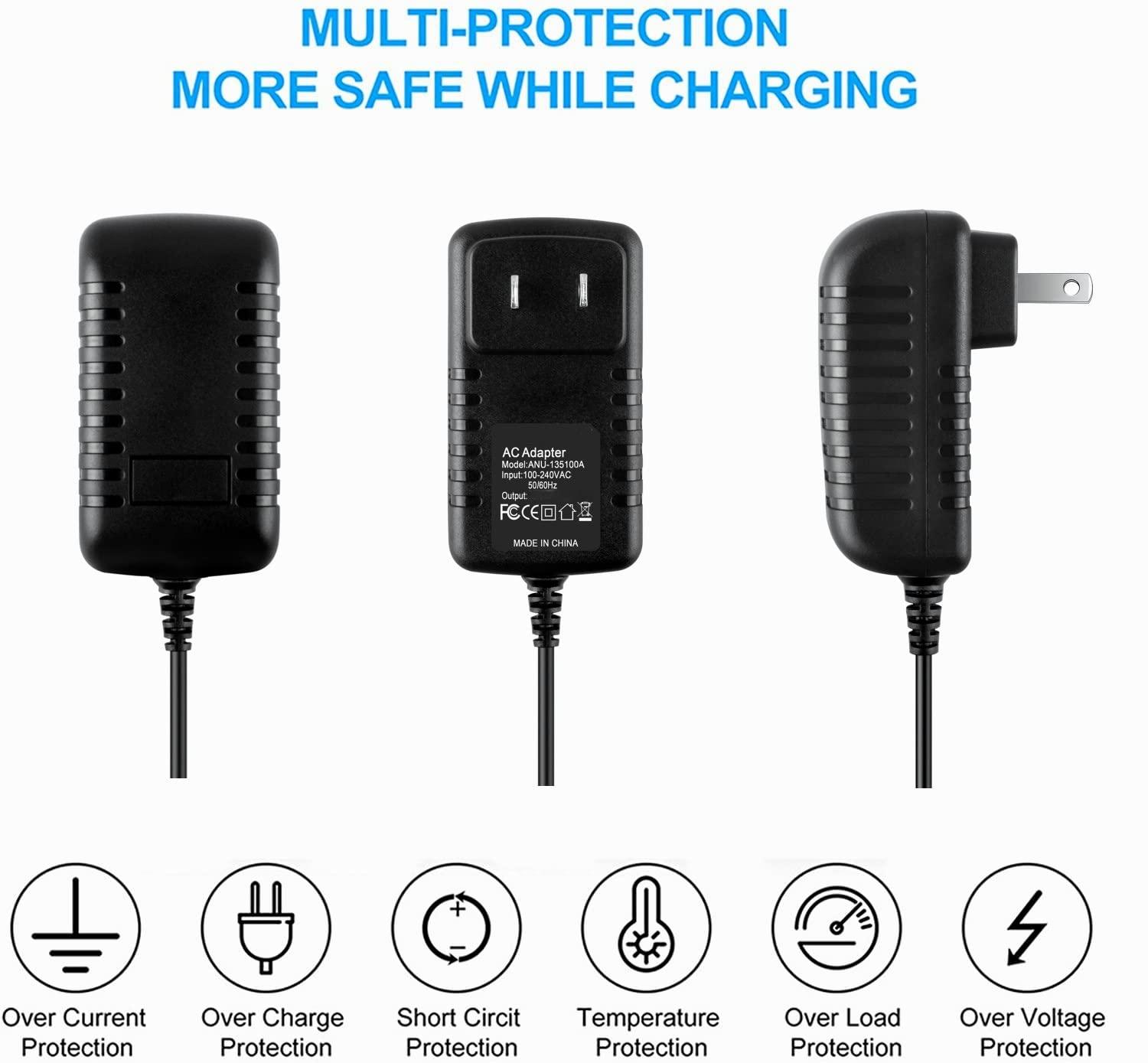 Dysead Dysead AC/DC Adapter for for NETGEAR WNR3500L WNR3500L-100NAS Router Power Supply Cord Cable PS Wall Home Charger Input: 100-240 VAC 50/60Hz Worldwide Voltage Use Mains PSU