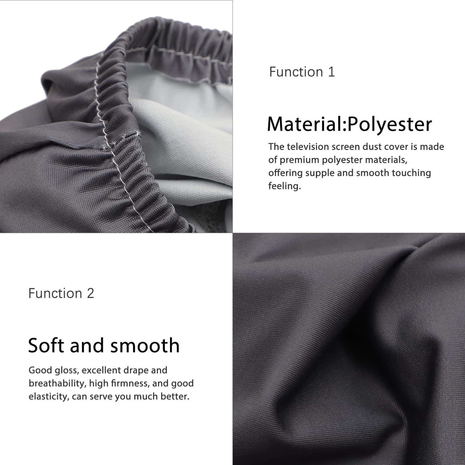 SOLUSTRE SOLUSTRE Elastic Tv Cover Stretchy Flat Screen Tvs Cover Television Cover for 47-50 Inch Tv