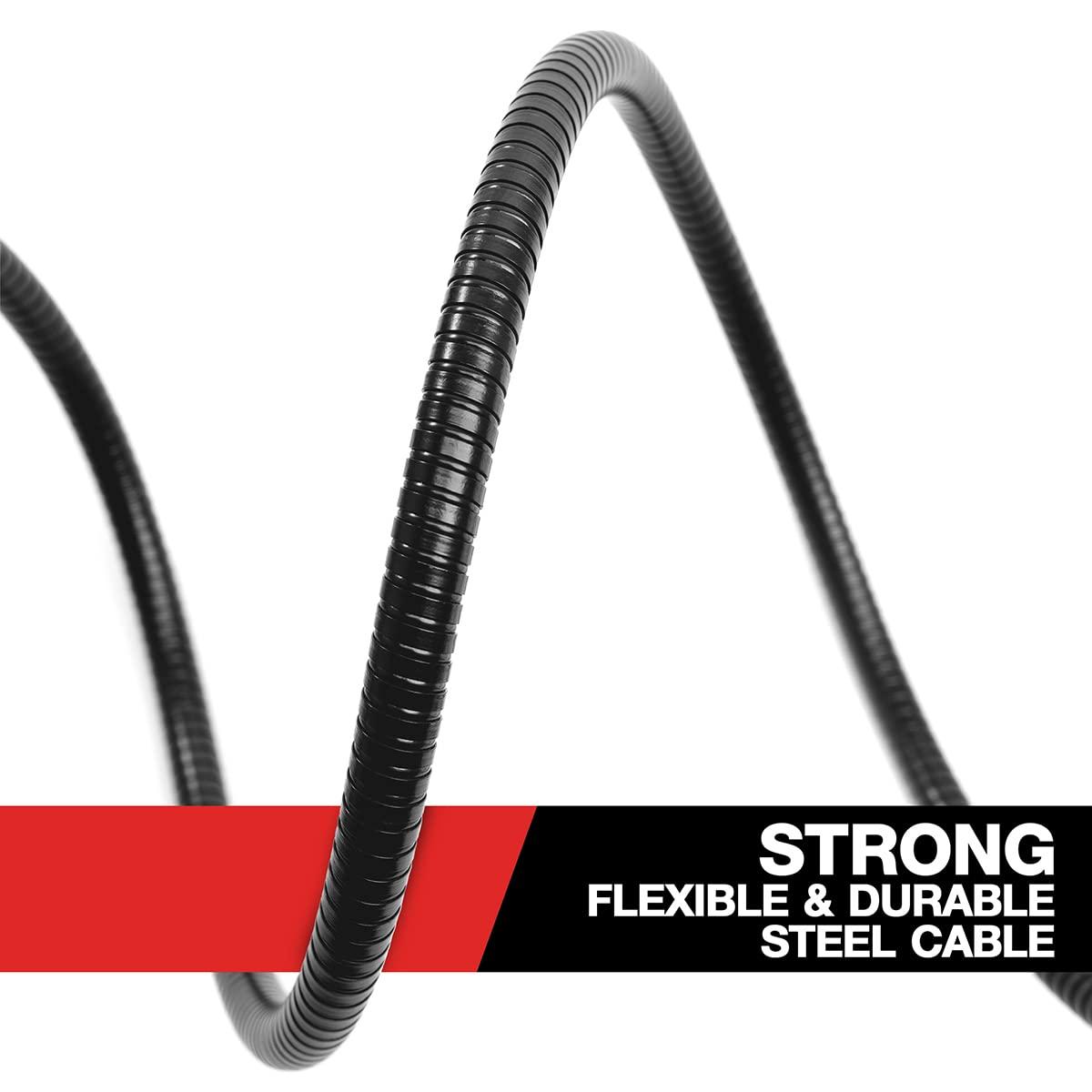 Cummins Cummins Steel Braided USB-C(R) Lightning(R) Charging Cord HD Steel Compatible with Apple(R) Devices 4ft CMN4701