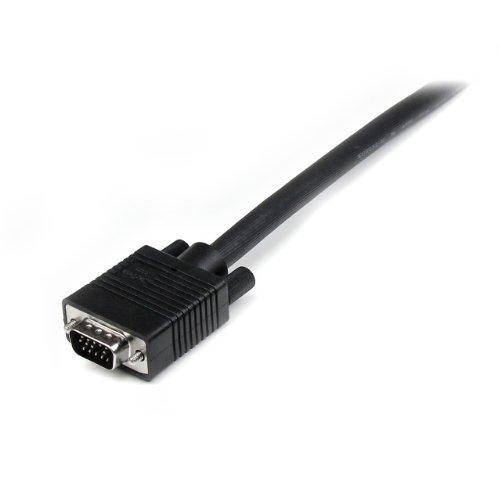 StarTech StarTech.com VGA to VGA Cable - 1 ft - HD15 M/M - Coax High Resolution - Computer Monitor Cable - Video Cable - VGA Monitor Cable (MXT101MMHQ1)