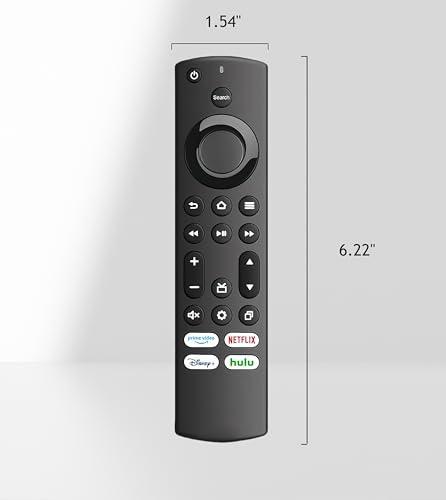 Nuliving Replacement Remote for Insignia, Toshiba, Pioneer Smart TV, Compatible with Fire Smart TV with 4 Shortcut Keys