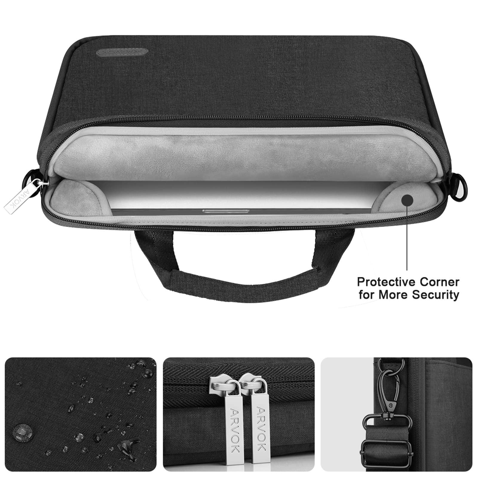 ARVOK ARVOK 15 15.6 16 Inch Laptop Sleeve Case with Strap, Notebook Computer Briefcase Carrying Bag for HP/Dell/Lenovo/Asus/Acer