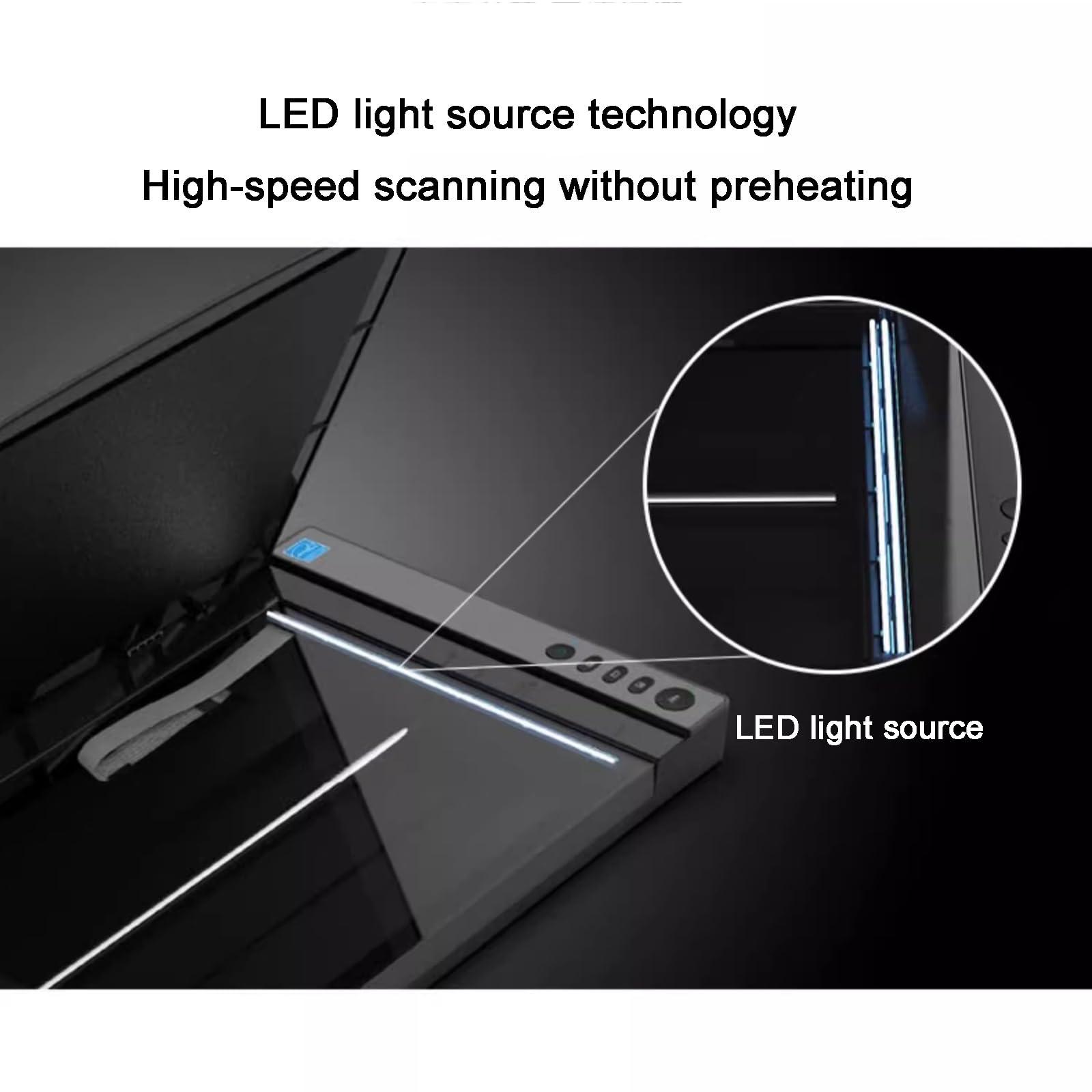 Vituord A3 Flatbed Scanner for Documents, 1200 DPI Photos & Books Scanner, with LED Light Source, Automatic Scan 12" X 16.8" in 8 Sec, for Libraries & Schools