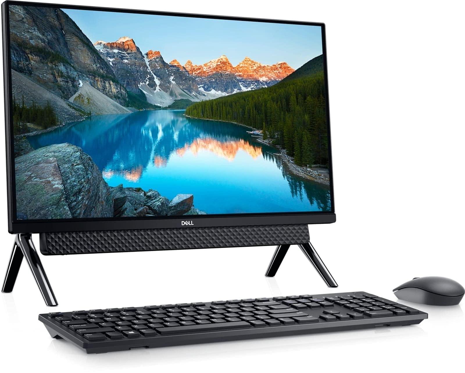 Dell Dell Inspiron 5400 AIO | 23.8" 1920x1080 FHD | Core i7-1165G7-2TB SSD Hard Drive - 8GB RAM | 4 cores @ 4.7 GHz Win 10 Pro Silver