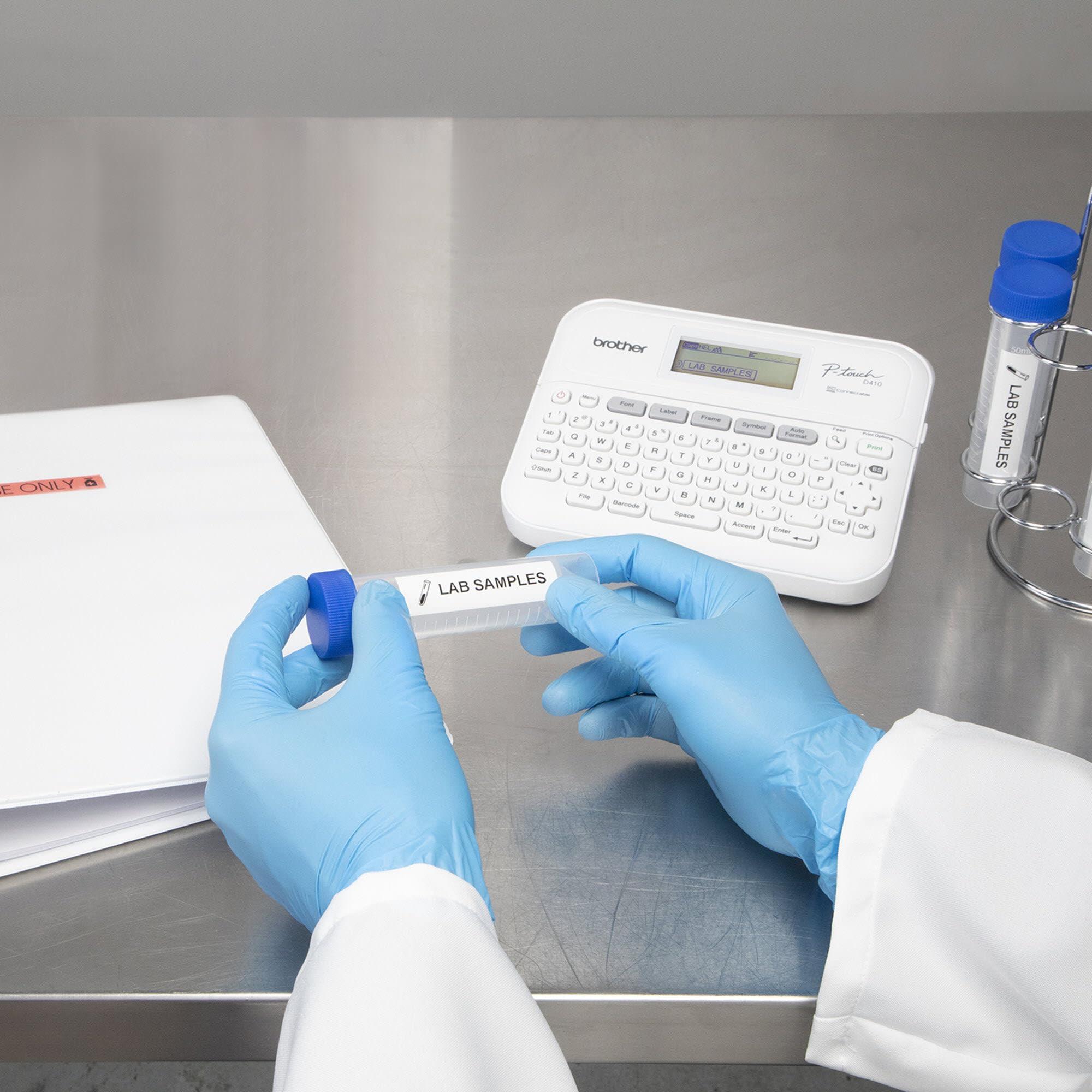 Brother Brother P-Touch PT-D410VP Home / Office Advanced Label Maker | Connect via USB to Create and Print on TZe Label Tapes up to ~3/4 inch