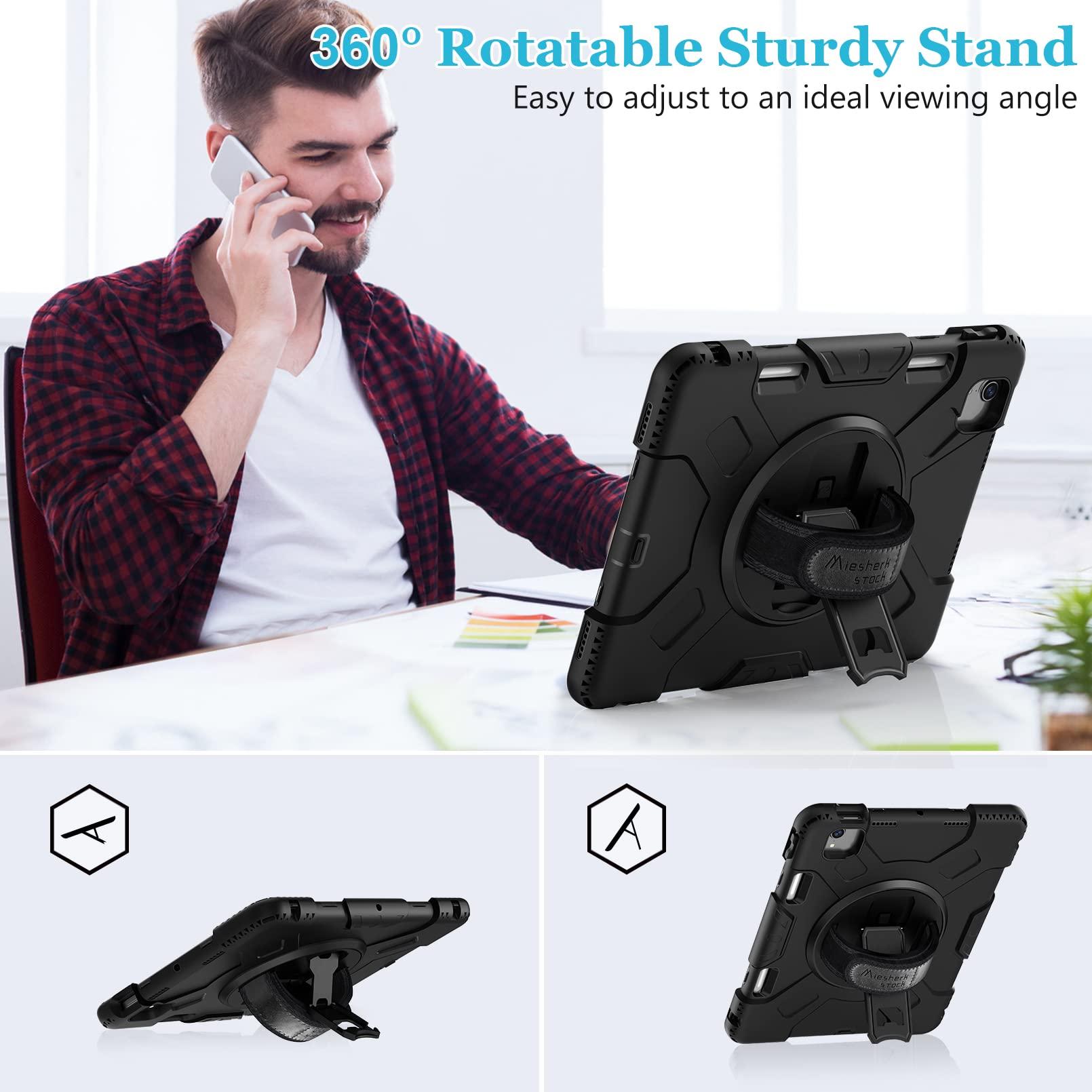 Miesherk STOCK (Get 2) iPad Air 5th/4th Generation 10.9 Inch Black + iPad Air 5th/4th Generation 10.9 Inch Mint Green