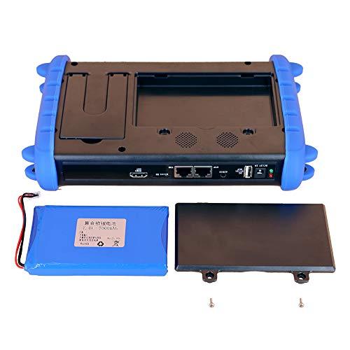 YEERAM Portable 7 Inch CCTV Tester-Support up to 6K IP Camera Test- AHD, TVI, CVI & CVBS Analog Camera Test-RJ45 Cable TDR Tester with PoE/IP Discovery/HDMI in & Out/Built in WiFi/PTZ