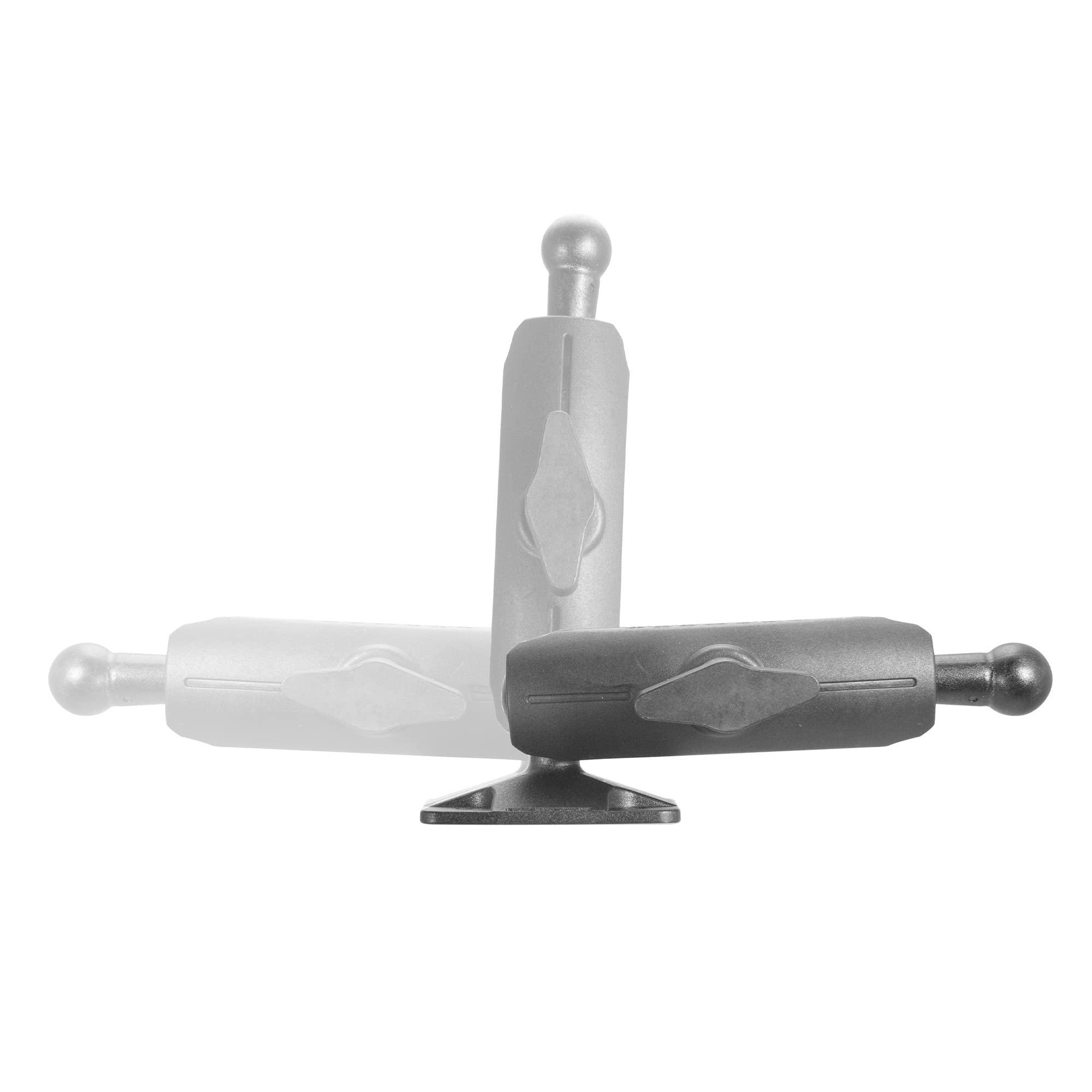 iBOLT iBOLT 17mm Dual Ball to AMPs Drill Base Mount Compatible w/ 17mm GPS Brackets Phone Holders