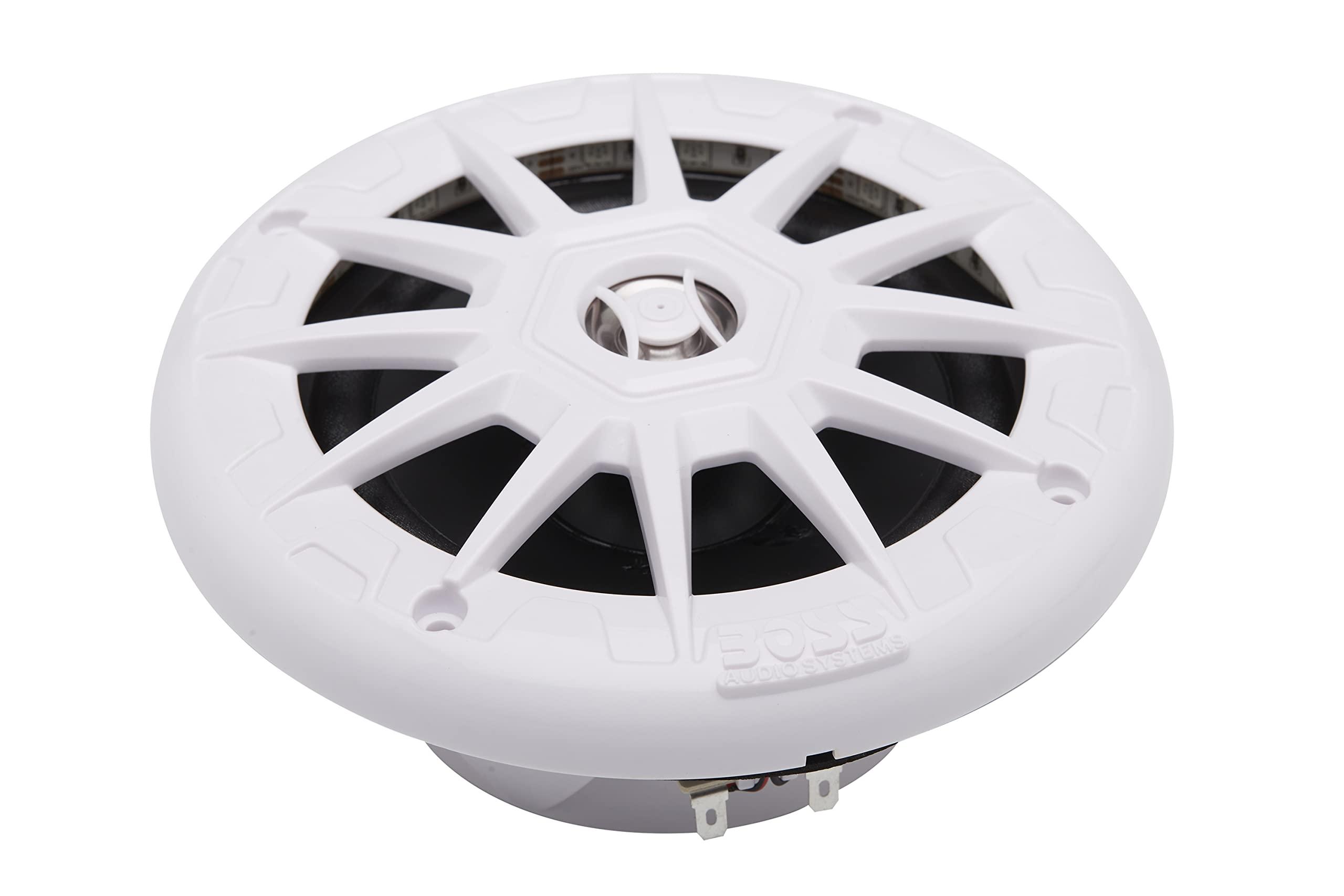 SEACHOICE Seachoice 5-1/4" 150 Watt, 2-Way LED Speakers, White