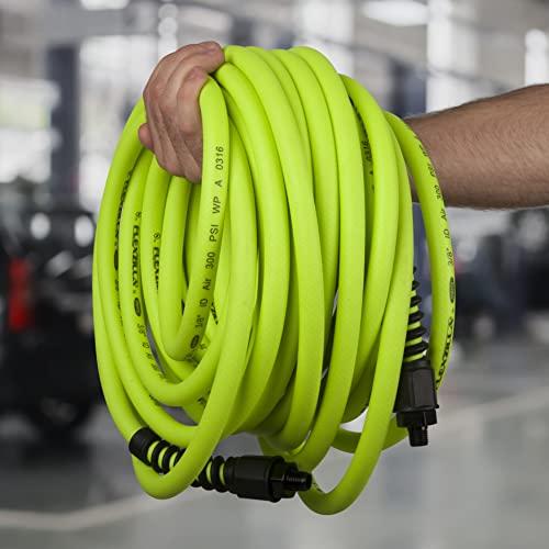Flexzilla Pro Flexzilla Pro Air Hose, 1/4 in. x 100 ft., Heavy Duty, Lightweight, Hybrid, ZillaGreen - HFZP14100YW2
