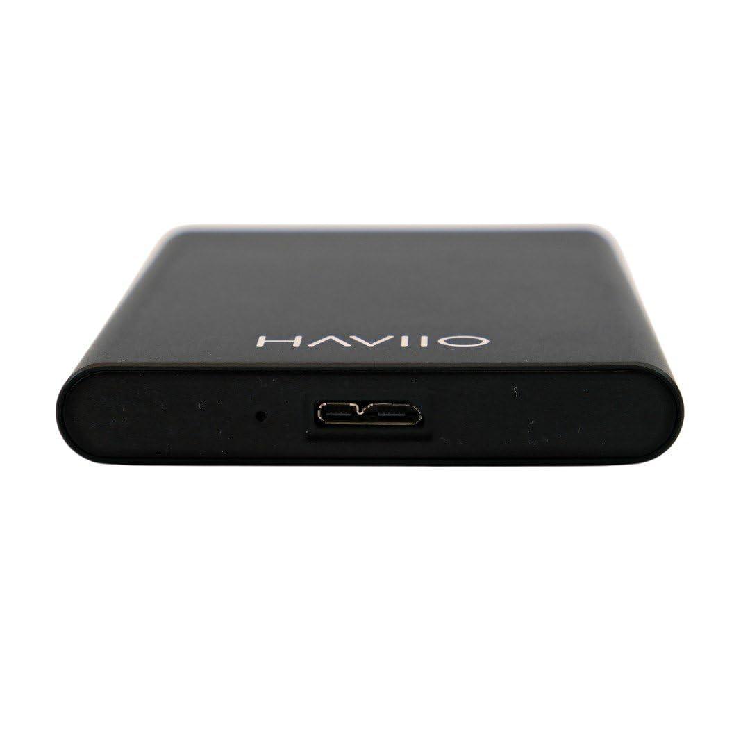 HAVIIO HAVIIO 500GB 2.5" Portable External Hard Drive HDD USB 3.0 for PC, Mac, Laptop, PS4, Xbox One, Xbox Series S and X